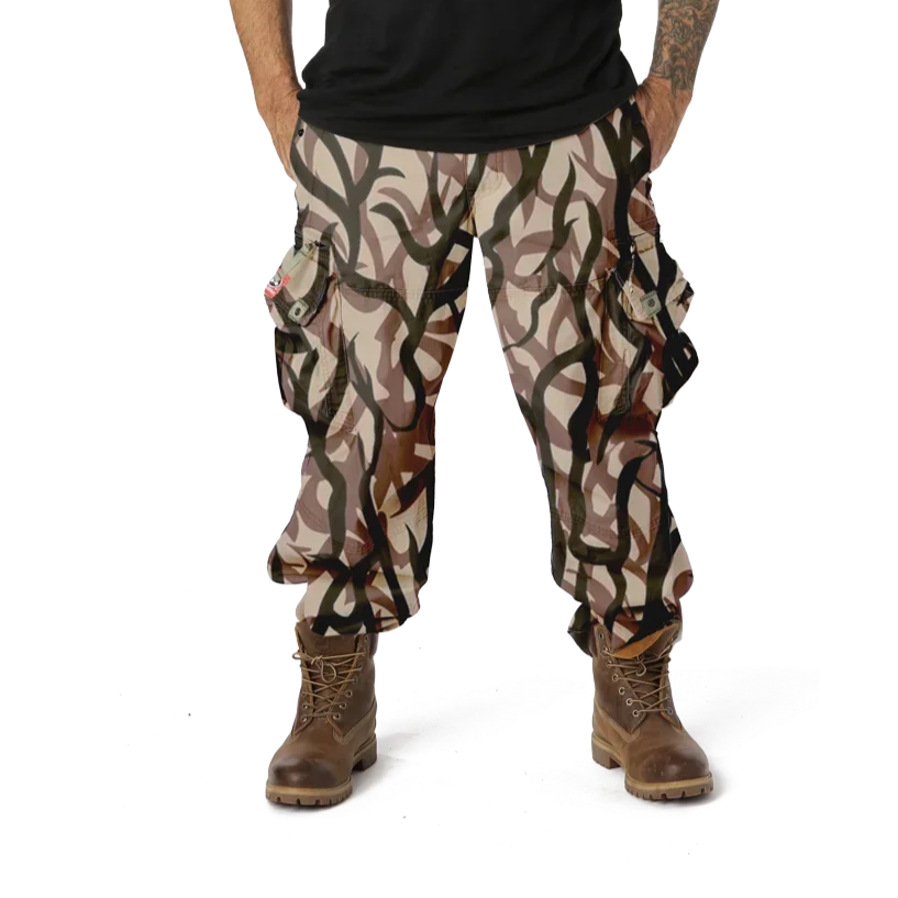 Molecule Comfy Combats 'Tribal Camo'-Cargo pants men-Molecule-Molecule