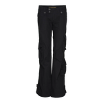 Molecule Low Cut Combats 'Black'-Cargo pants woman-Molecule-Molecule