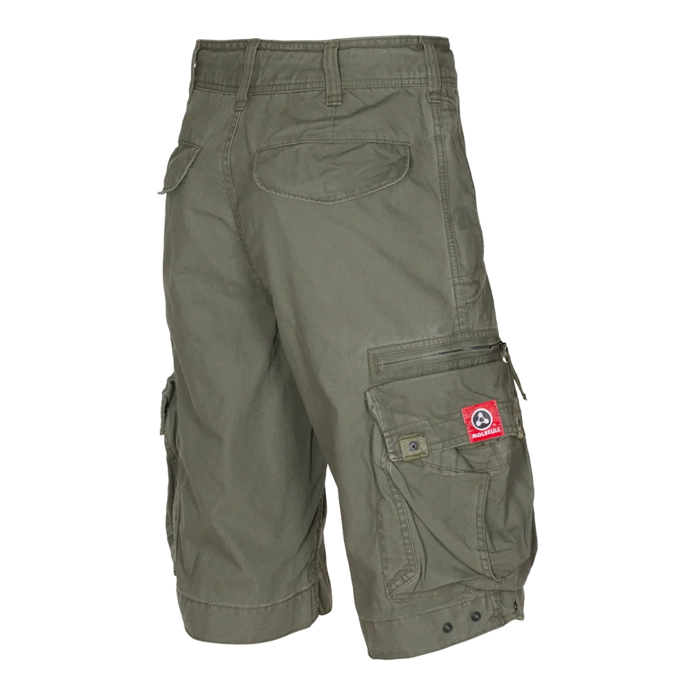 Molecule Originals 'Olive Green' 2.0-Cargo shorts men-Molecule-Molecule