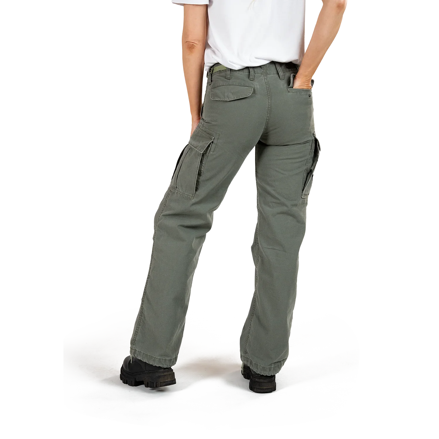 Molecule Riptail Combats 'Olive Green'-Cargo pants woman-Molecule-Molecule